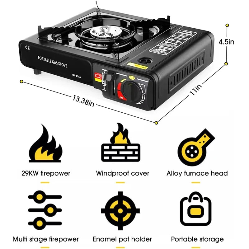 Portable Dual Fuel Camping Stove