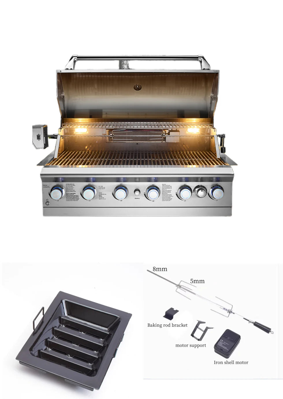 Outdoor BBQ Stove - Gas Grill