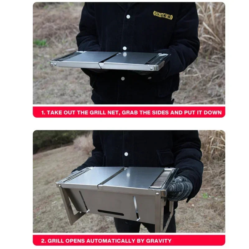 Stainless Steel Barbecue Grill