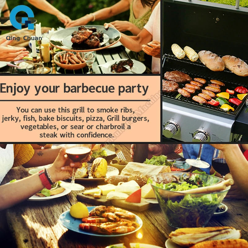Outdoor 3 Burners Gas Grill