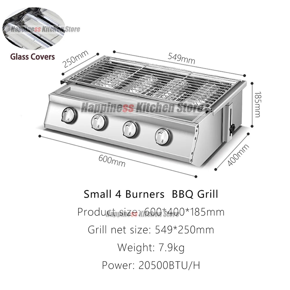 Smokeless Gas Grill & Stove