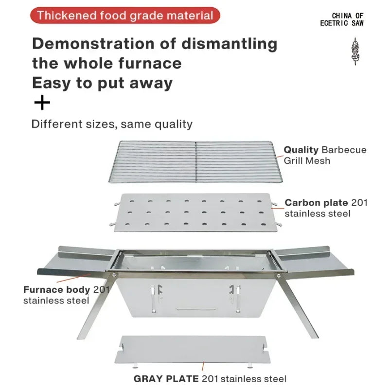 Stainless Steel Barbecue Grill