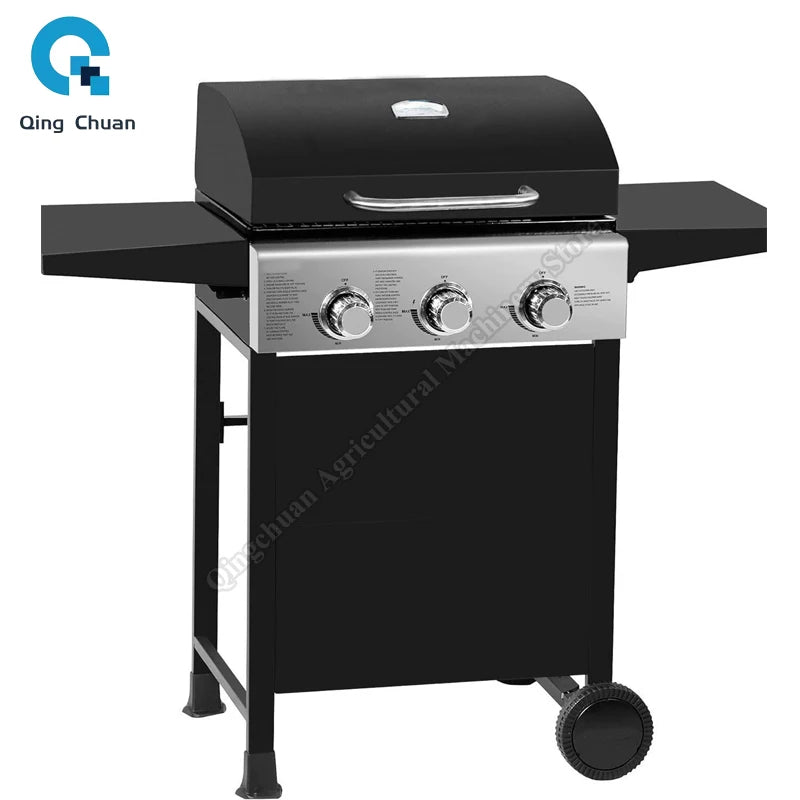 Outdoor 3 Burners Gas Grill