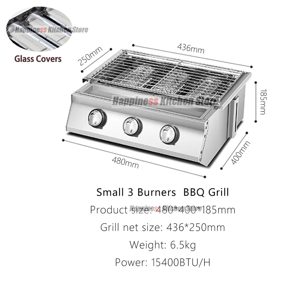 Smokeless Gas Grill & Stove