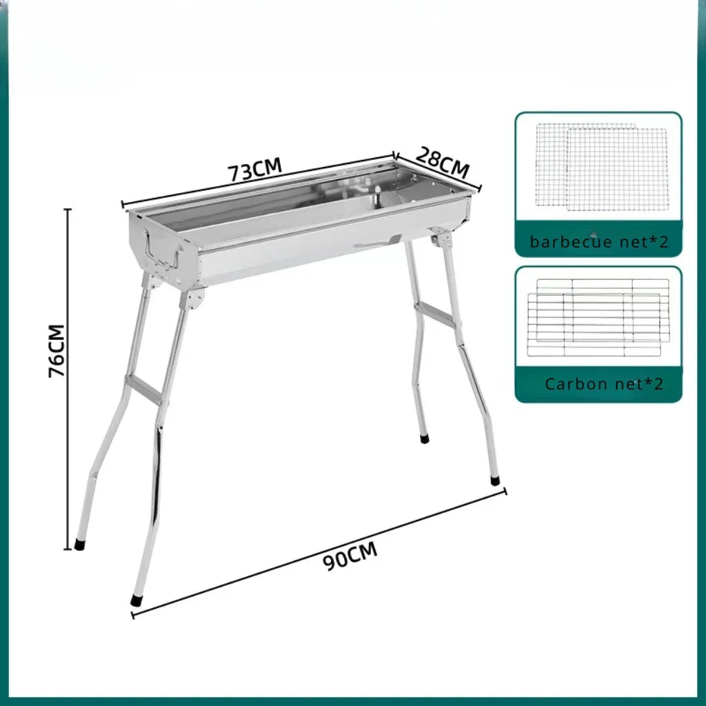 Charcoal Grill - Stainless Steel