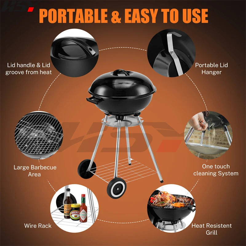 Kettle Charcoal Grill 18 Inch