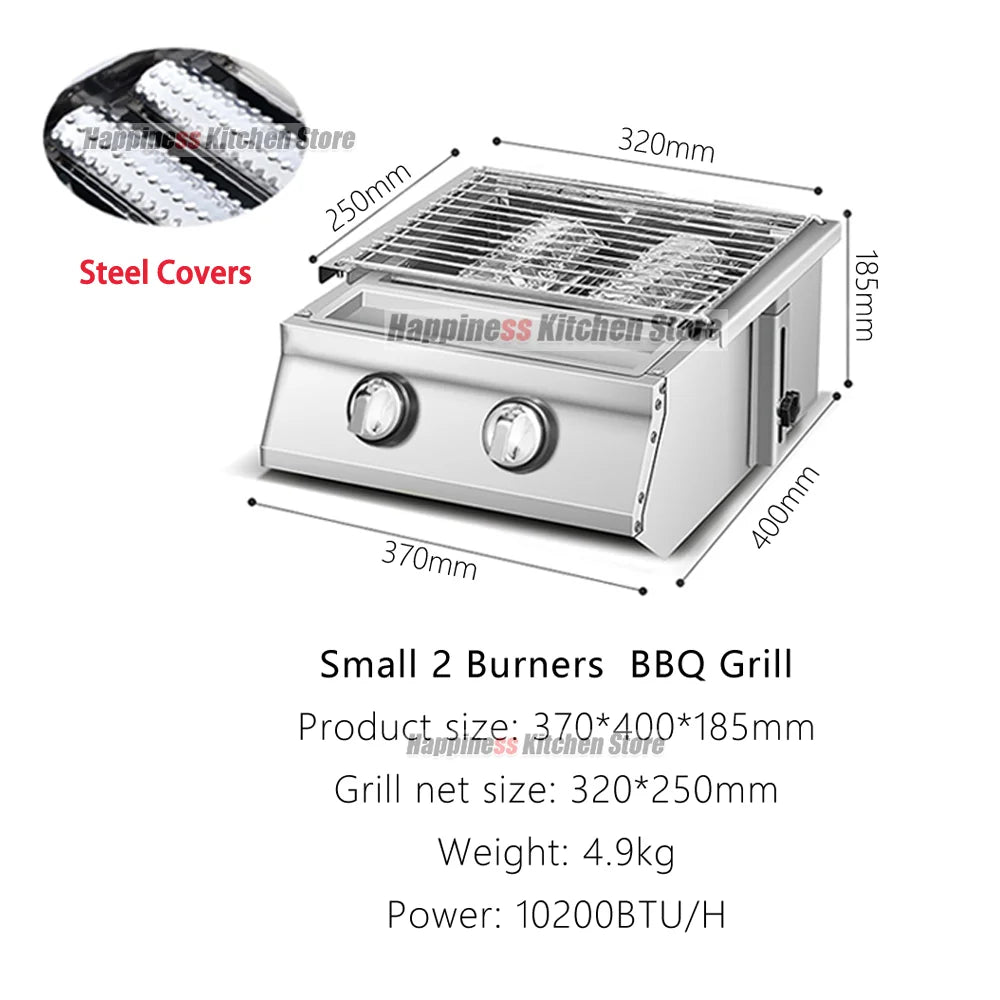 Smokeless Gas Grill & Stove