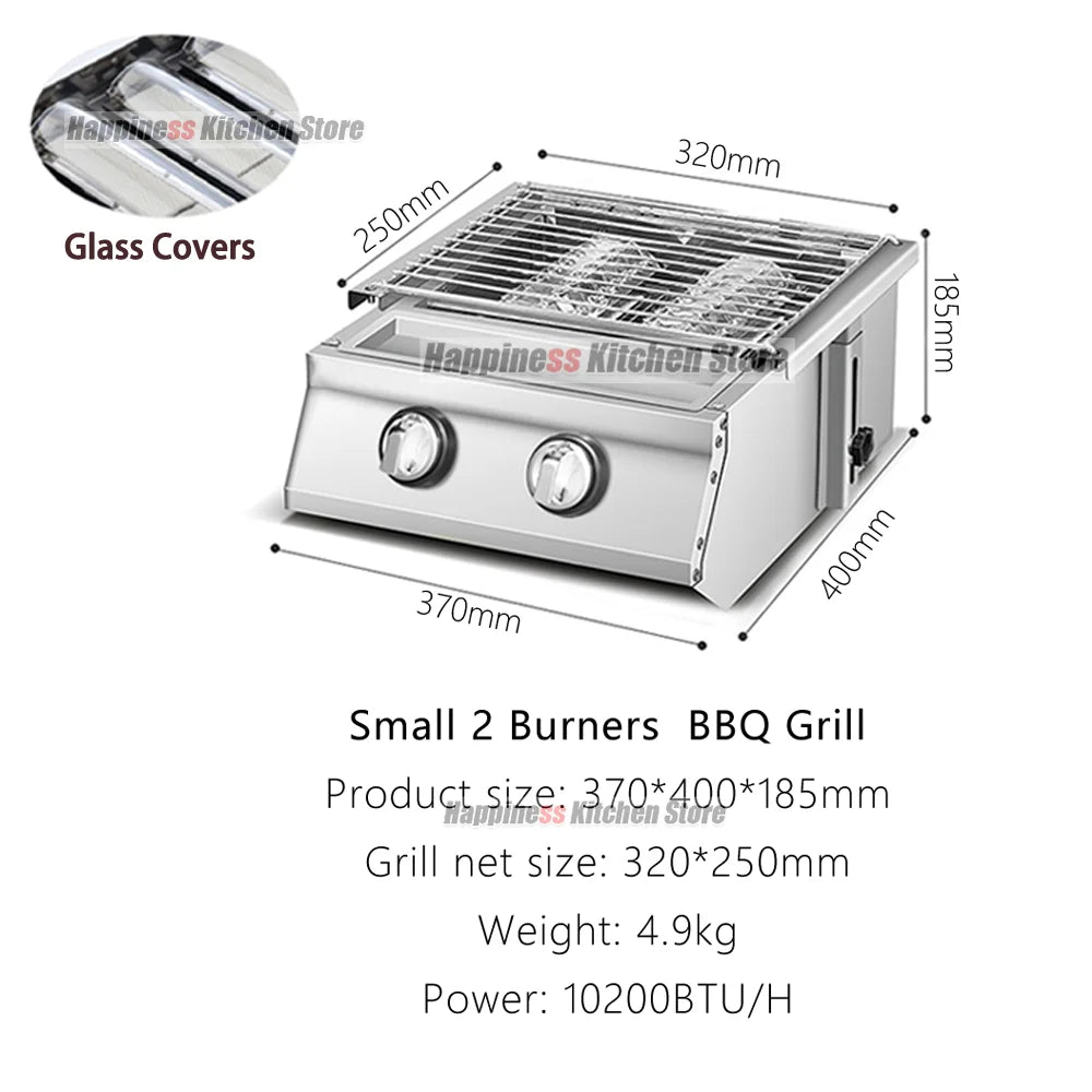 Smokeless Gas Grill & Stove