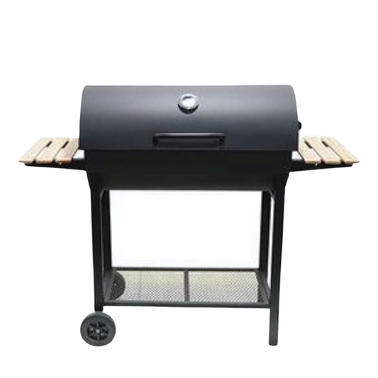 Charcoal Grill with Double-Sided Tabletop