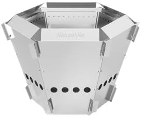 Naturehike 6-Piece Folding Stainless Steel Fire Rack