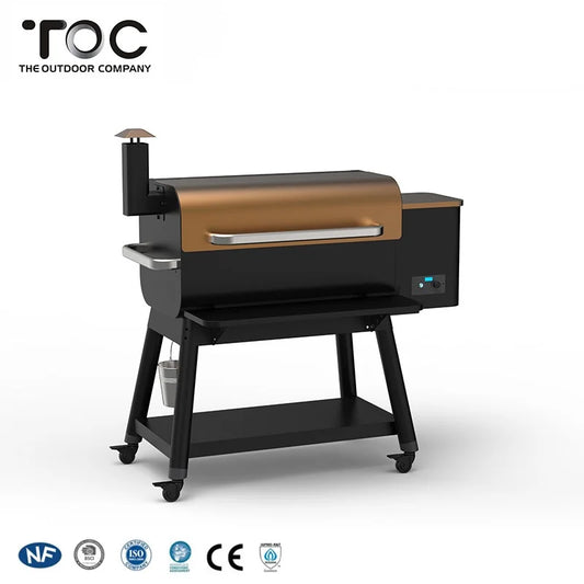 TOC Premium Trolley Wood Pellet Grill & Smoker