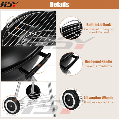 Kettle Charcoal Grill 18 Inch