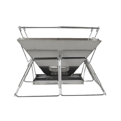 Folding Grill Fire Pit and Grill