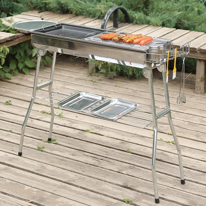 Charcoal Grill - Stainless Steel