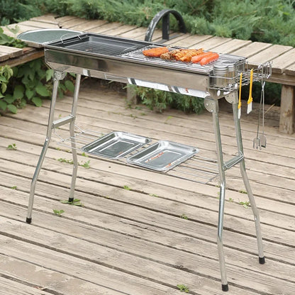 Charcoal Grill - Stainless Steel
