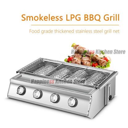 Smokeless Gas Grill & Stove