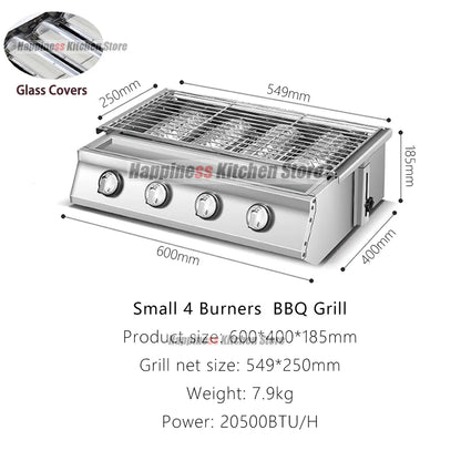 Smokeless Gas Grill & Stove