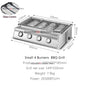 Smokeless Gas Grill & Stove