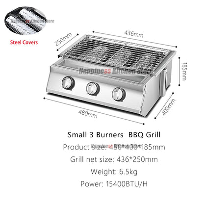Smokeless Gas Grill & Stove