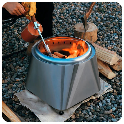 SmiloDon Outdoor Firewood Heater