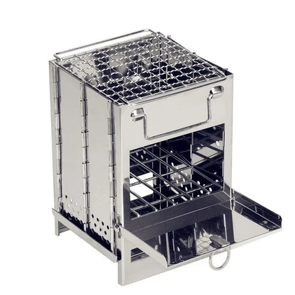 Portable Outdoor Square Firewood Stove