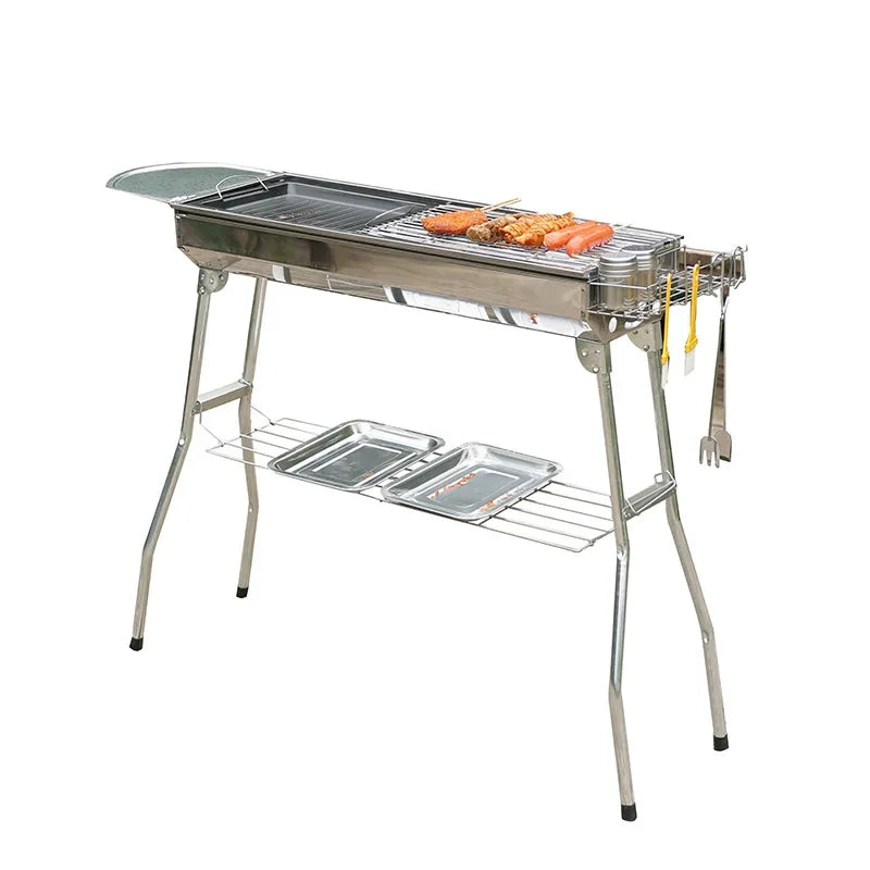 Charcoal Grill - Stainless Steel