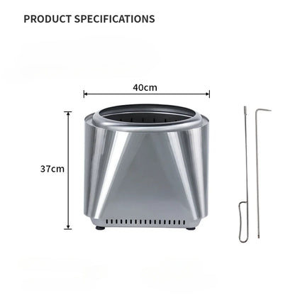 SmiloDon Outdoor Firewood Heater