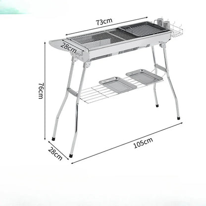Charcoal Grill - Stainless Steel