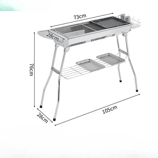 Charcoal Grill - Stainless Steel
