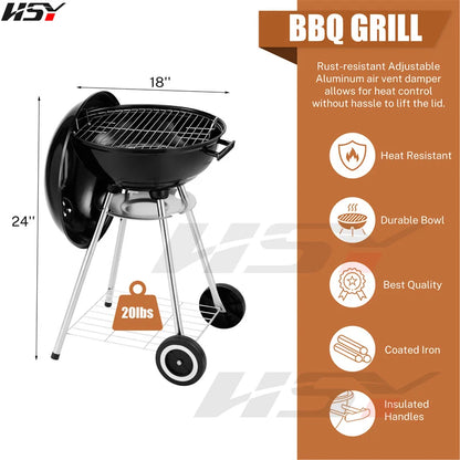 Kettle Charcoal Grill 18 Inch