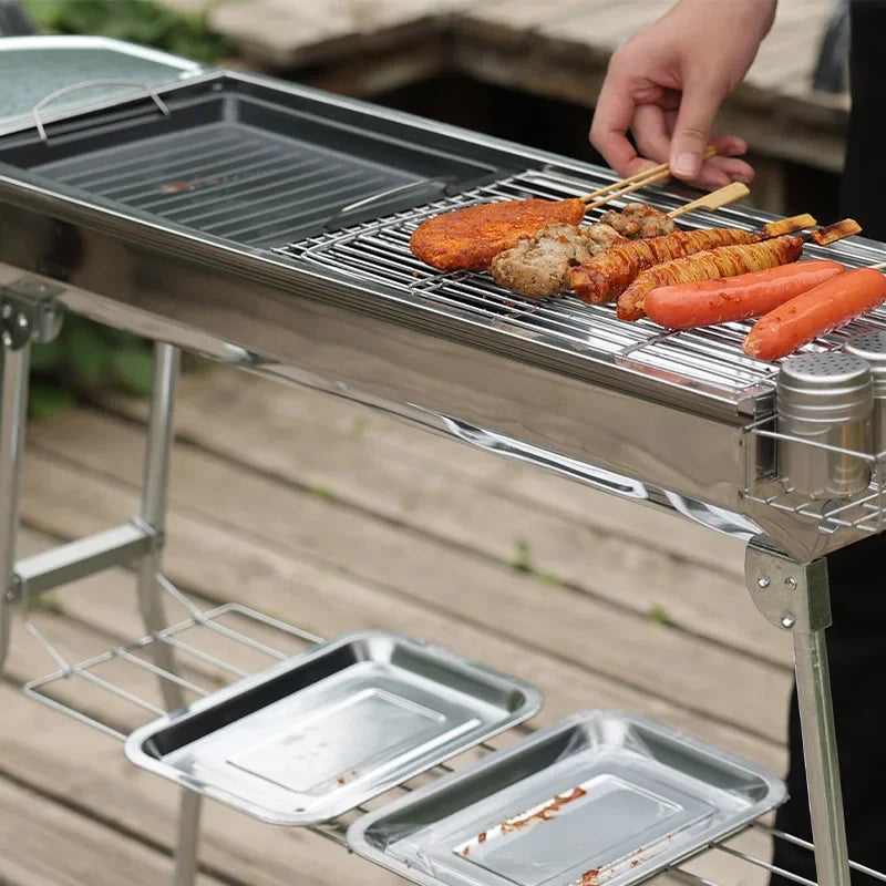Charcoal Grill - Stainless Steel