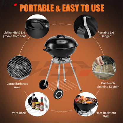 Kettle Charcoal Grill 18 Inch