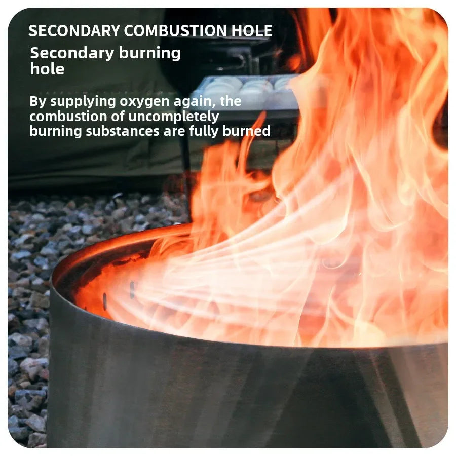 SmiloDon Outdoor Firewood Heater
